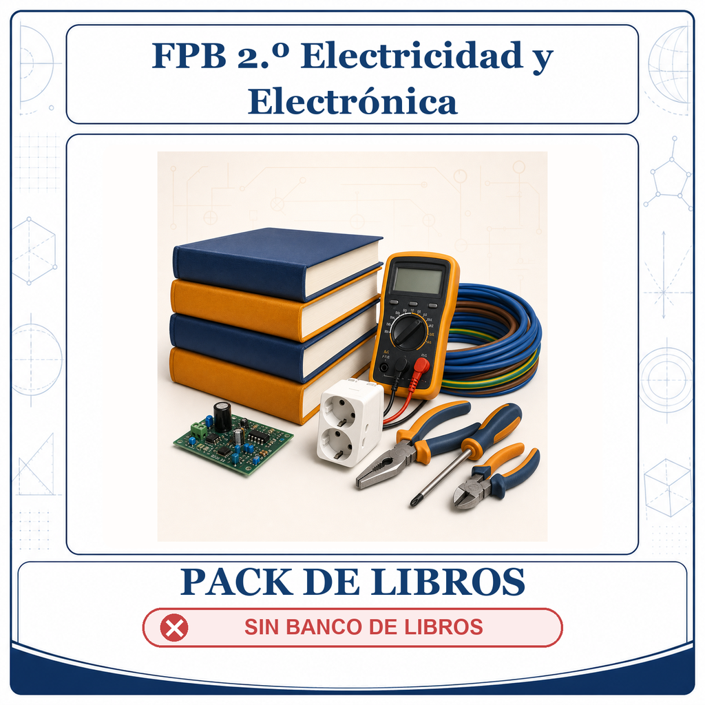 PACK LIBROS FPB 2º Electricidad y Electrónica
