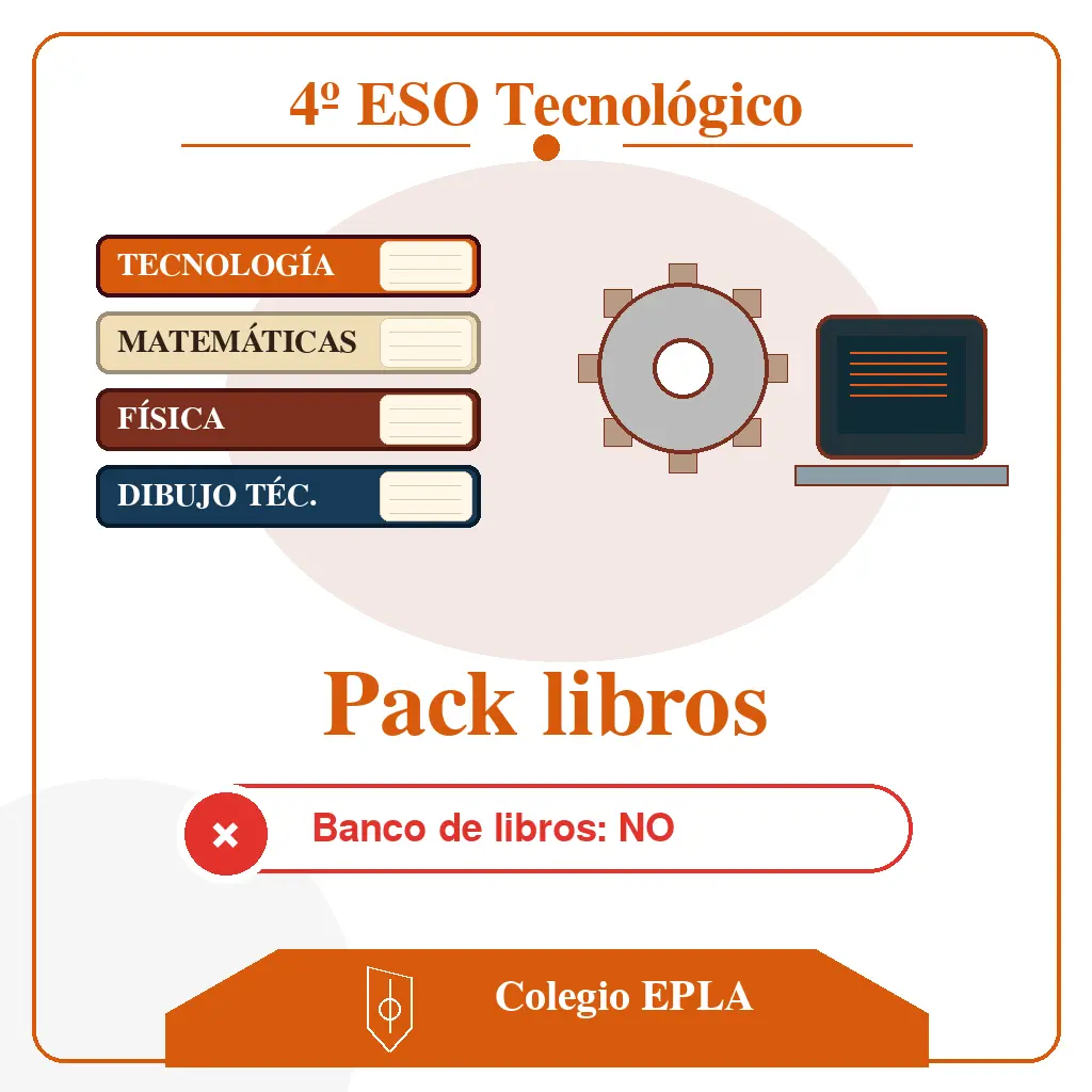 PACK LIBROS 4ºESO TECNOLOGICO
