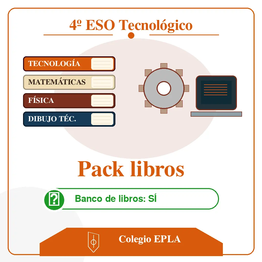 PACK LIBROS 4ºESO TECNOLOGICO - CON banco 