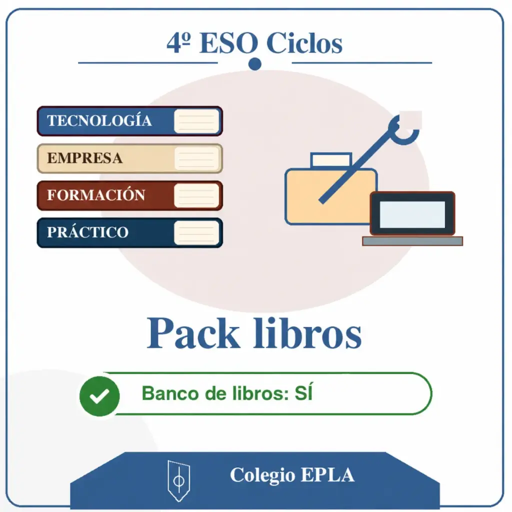 PACK LIBROS 4ºESO CICLOS - CON banco 