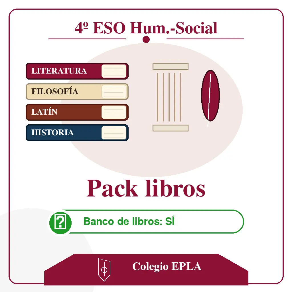 PACK LIBROS 4ºESO HUM.-SOCIAL - CON banco 