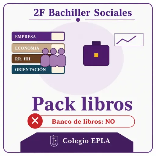 [PACK-LIB-2F-SOCIALES-SIN-BANCO] PACK LIBROS 2º Bach F Sociales - SIN banco