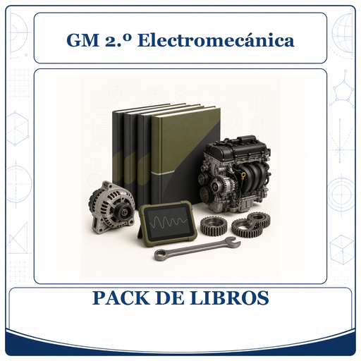 [PACK-LIB-GM-2O-ELECTROMECANICA] PACK LIBROS GM 2º Electromecánica