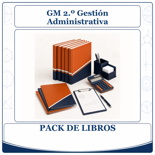 [PACK-LIB-GM-2O-GESTION-ADMINISTRATIVA] PACK LIBROS GM 2º Gestión Administrativa