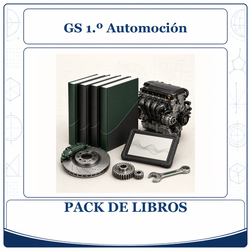[PACK-LIB-GS-1O-AUTOMOCION] PACK LIBROS GS 1º Automoción