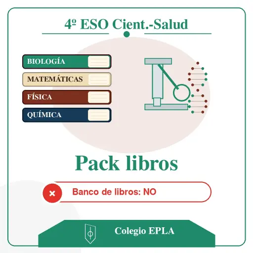 [PACK-LIB-PACK-LIBROS-4OESO-CIENT-SALUD] PACK LIBROS 4ºESO CIENT.-SALUD - SIN banco