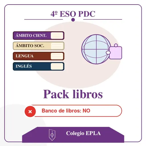 [PACK-LIB-PACK-LIBROS-4OESO-PDC] PACK LIBROS 4ºESO PDC - SIN banco
