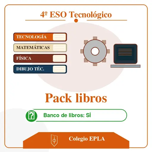 PACK LIBROS 4ºESO TECNOLOGICO - CON banco 