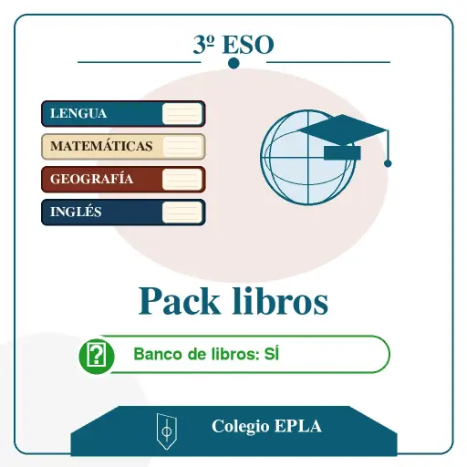 PACK LIBROS 3º ESO - CON banco 