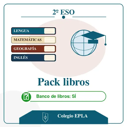 PACK LIBROS 2º ESO - CON banco 